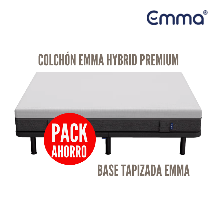 Pack de Colchón Emma Hybrid Premium y Canapé Emma